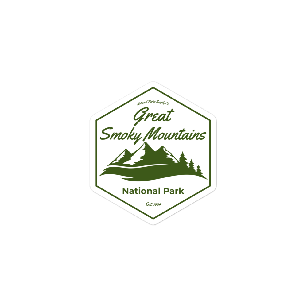 Great Smoky Mountains Hex Sticker