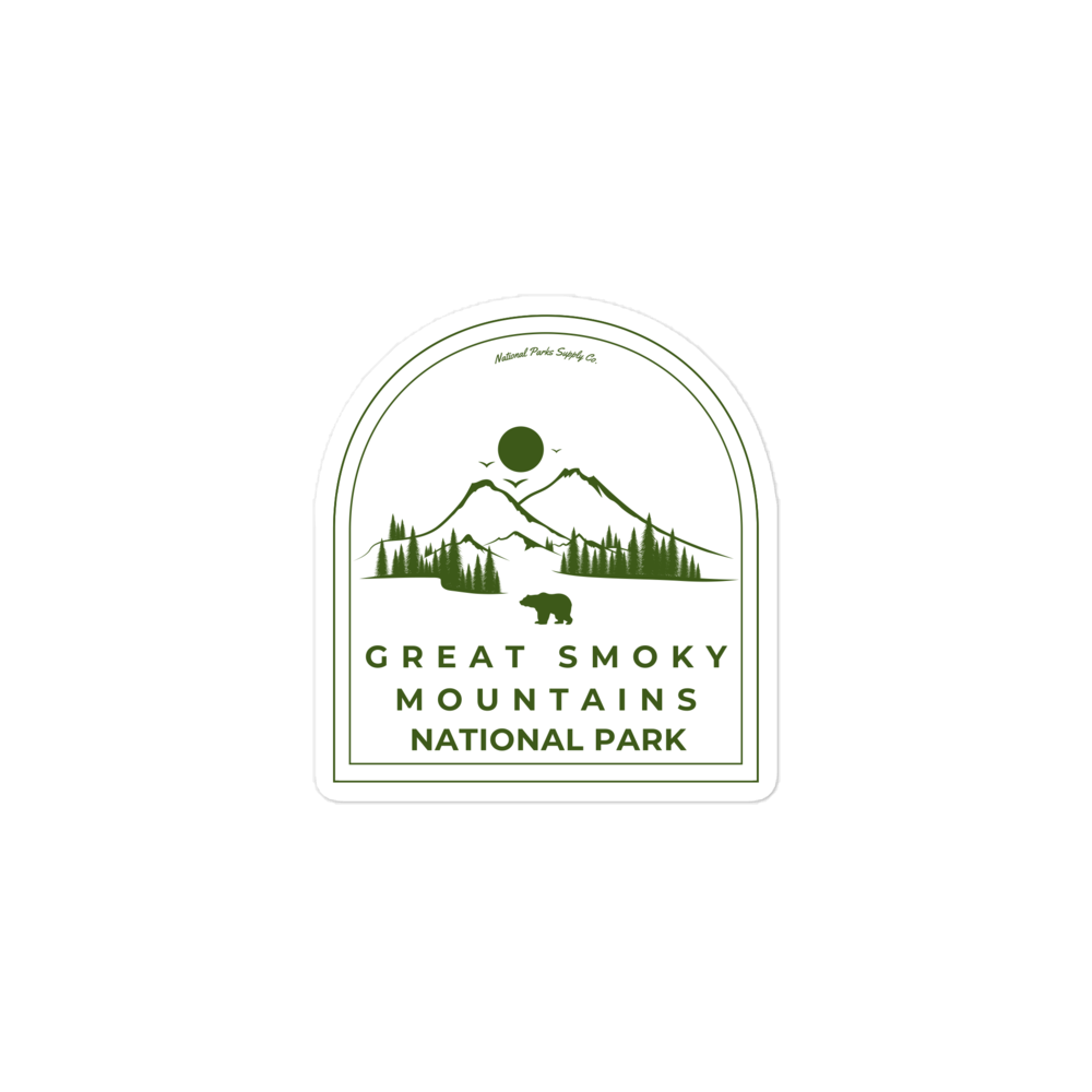 Great Smoky Mountains Roaming Bear Sticker