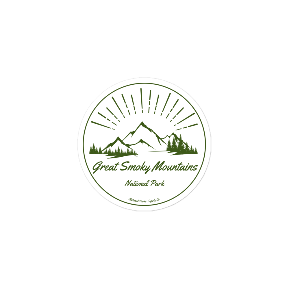Smoky Mountains Sunrise Sticker