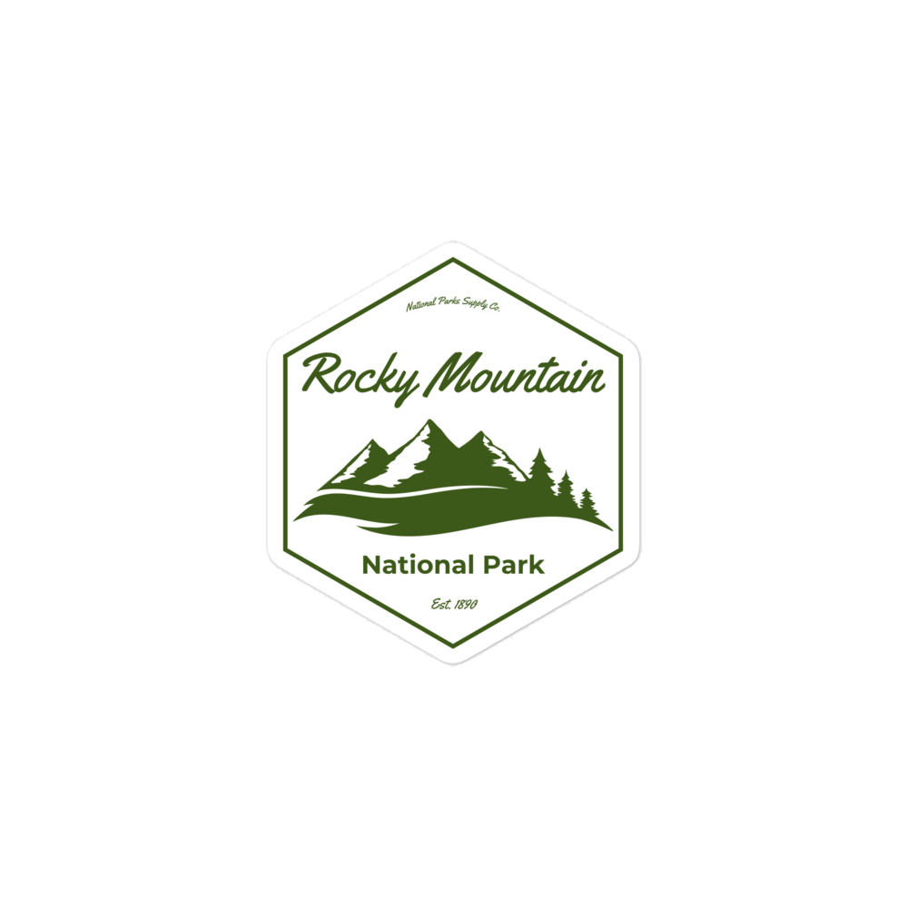 Rocky Mountain Hex Sticker