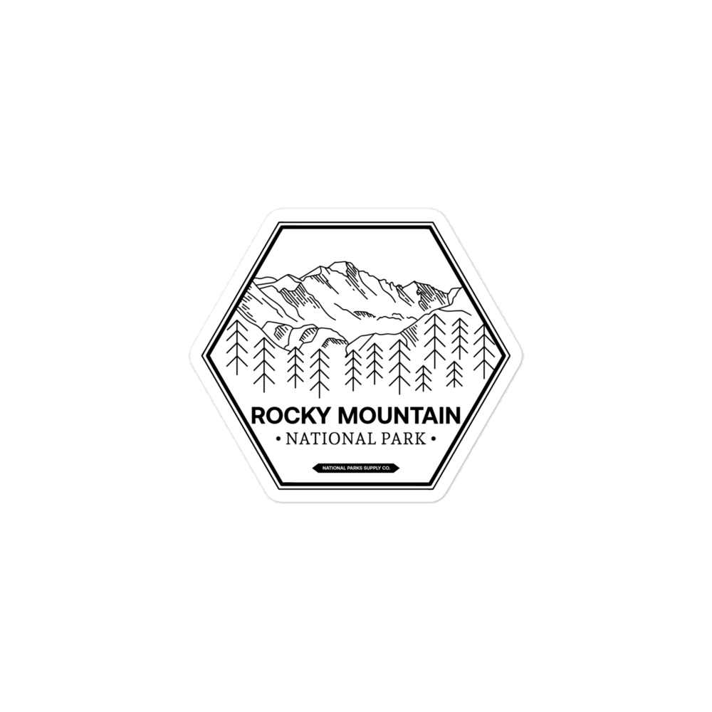 Rocky Mountain Minimalist Sticker