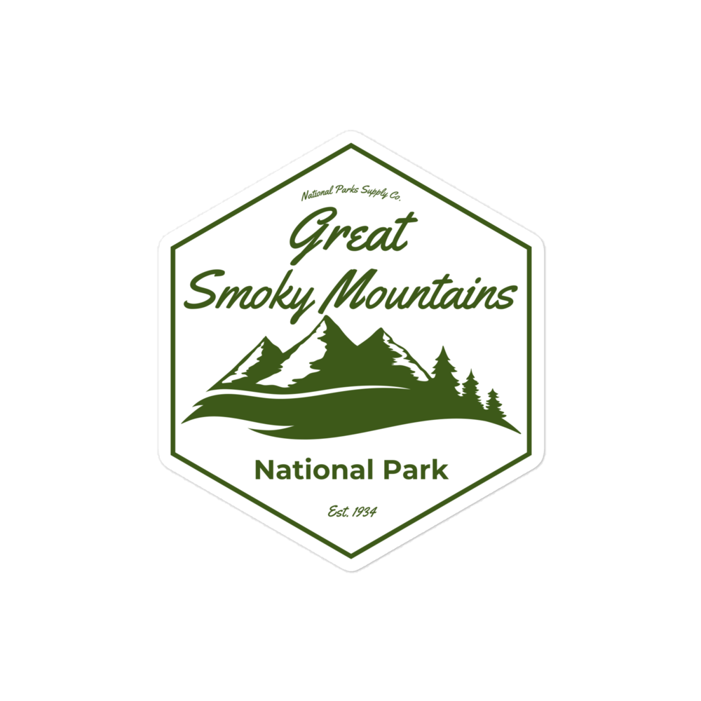 Great Smoky Mountains Hex Sticker