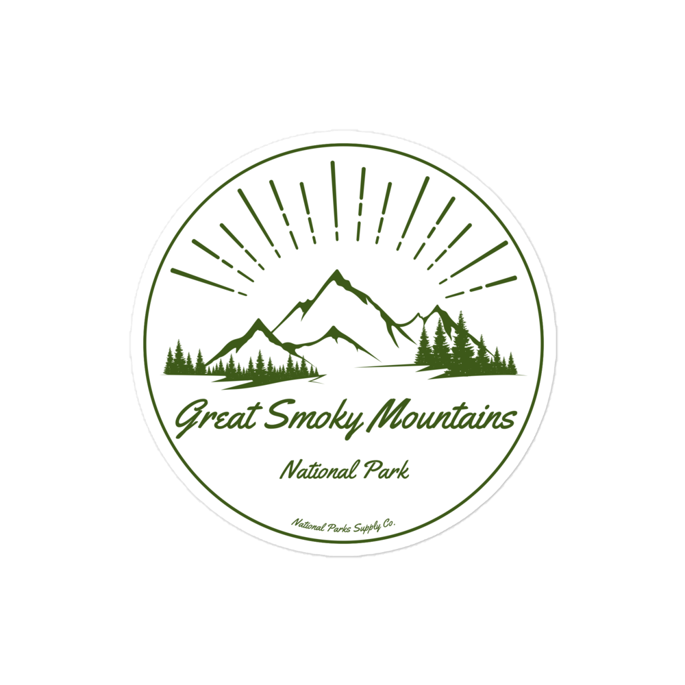 Smoky Mountains Sunrise Sticker