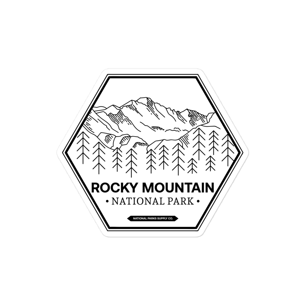Rocky Mountain Minimalist Sticker