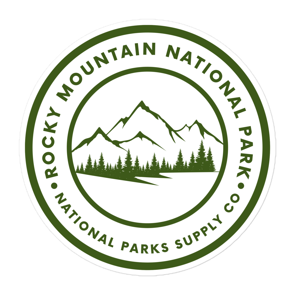 Rocky Mountain Circle Sticker