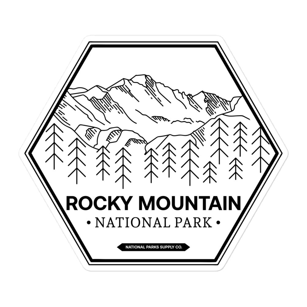 Rocky Mountain Minimalist Sticker