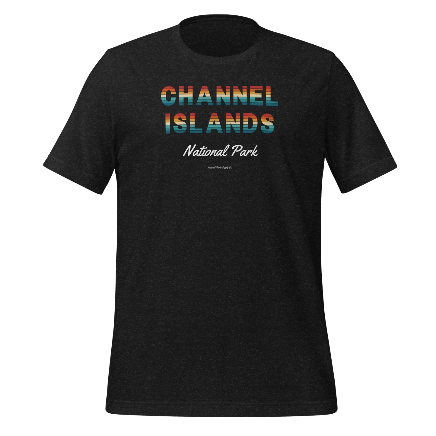 Channel Islands Sunset Font T Shirt