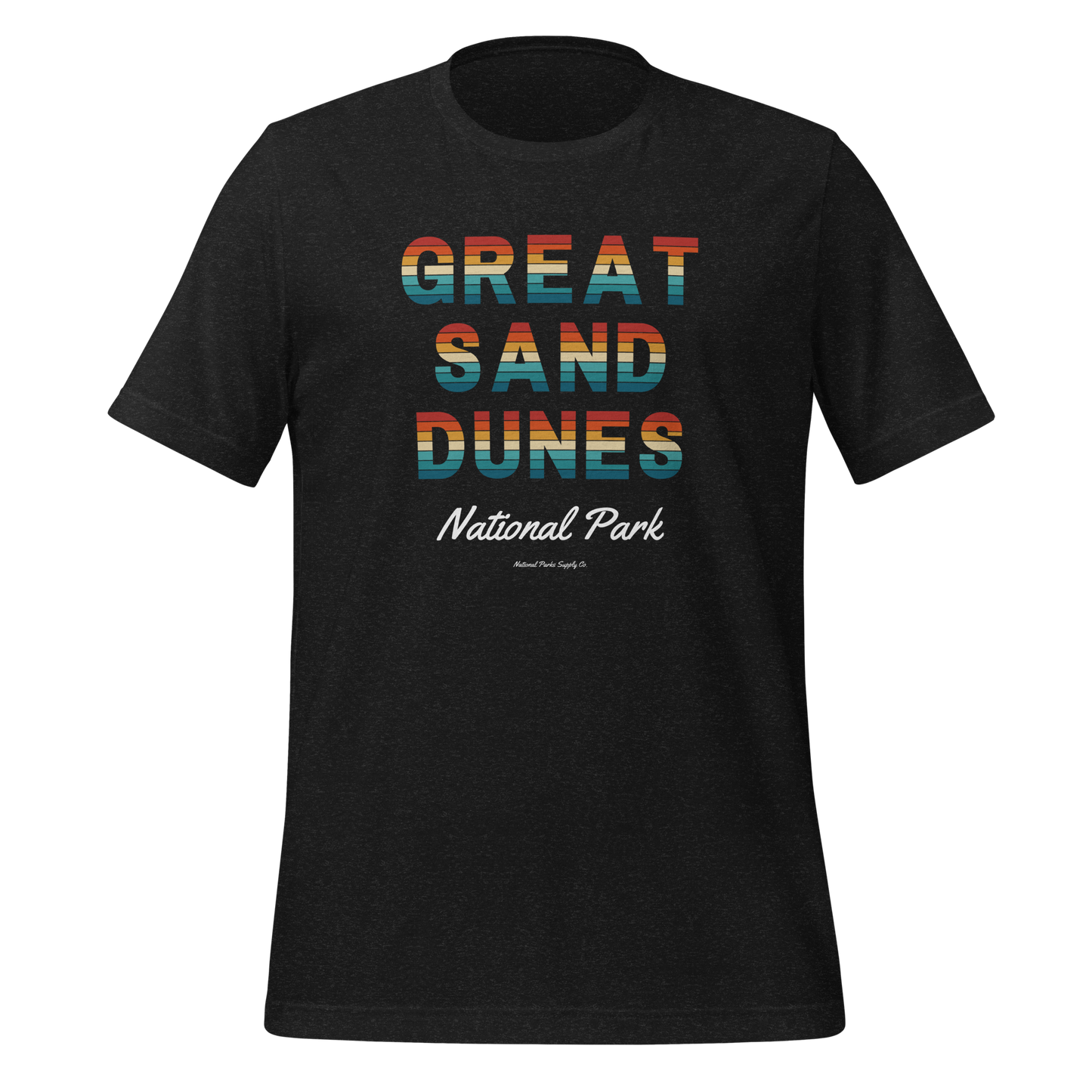 Great Sand Dunes Sunset Letters T Shirt