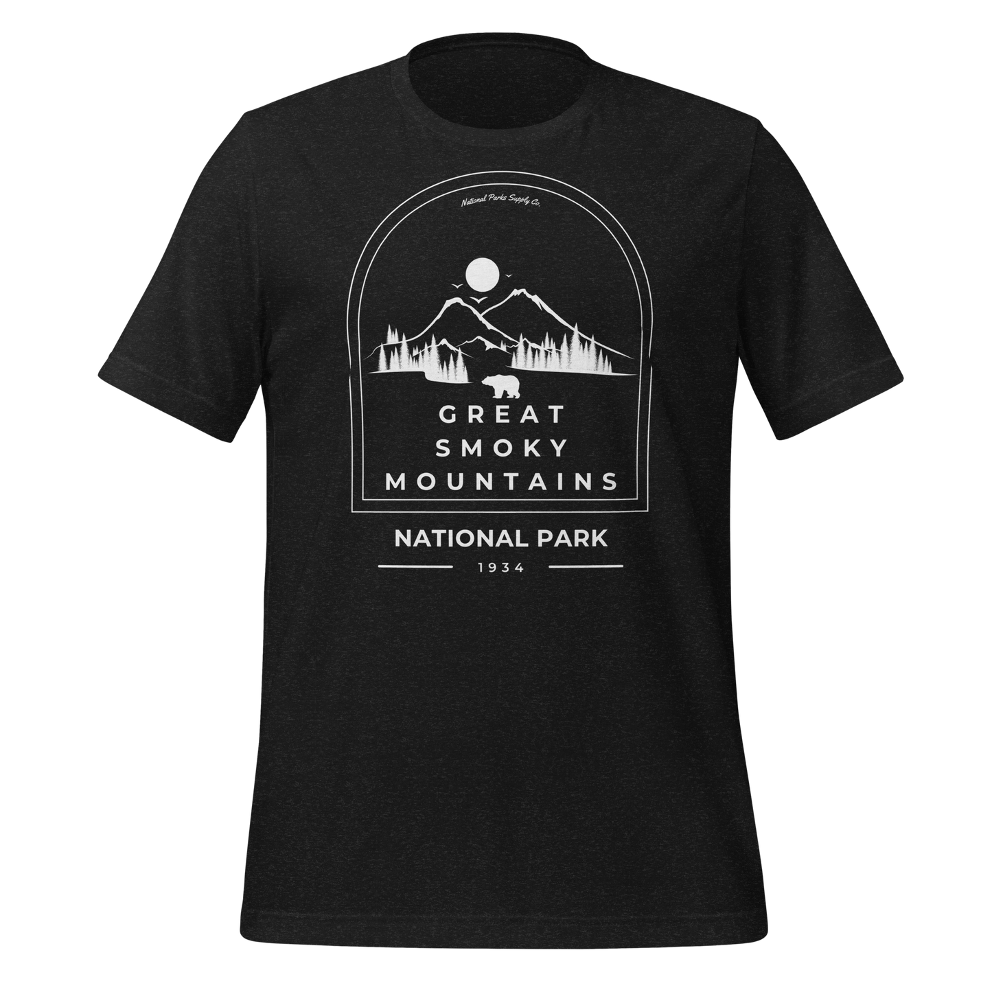 Smoky Mountains Roaming Bear T Shirt
