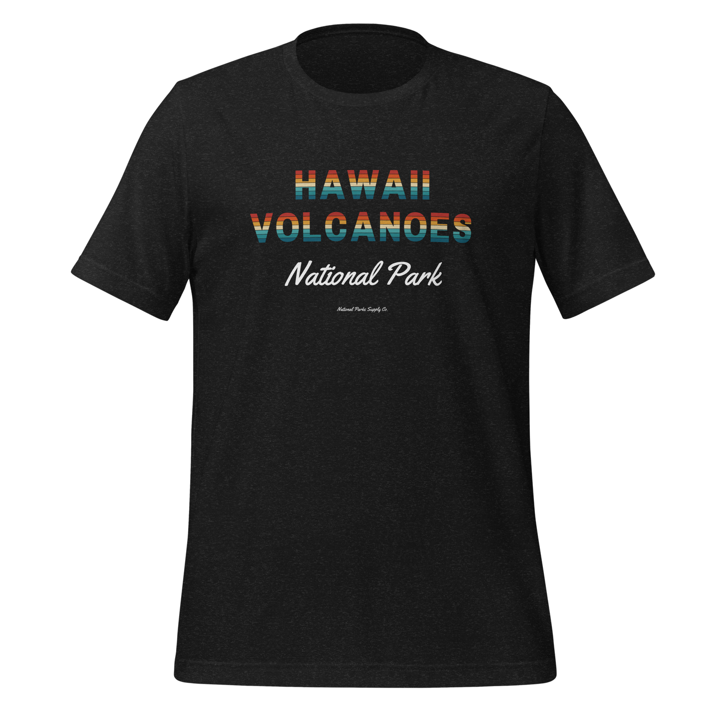 Hawaii Volcanoes Sunset Letters T Shirt