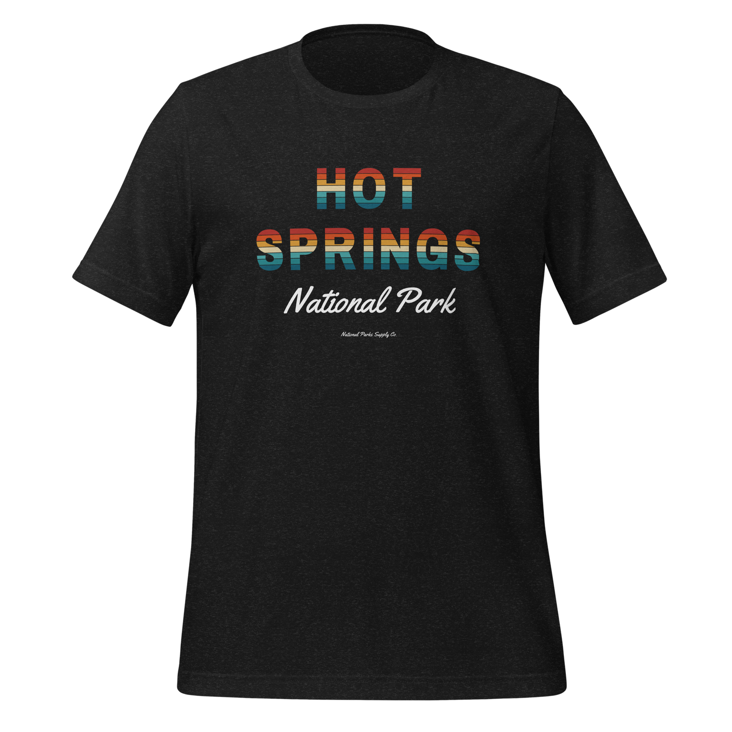 Hot Springs Sunset Letters T Shirt