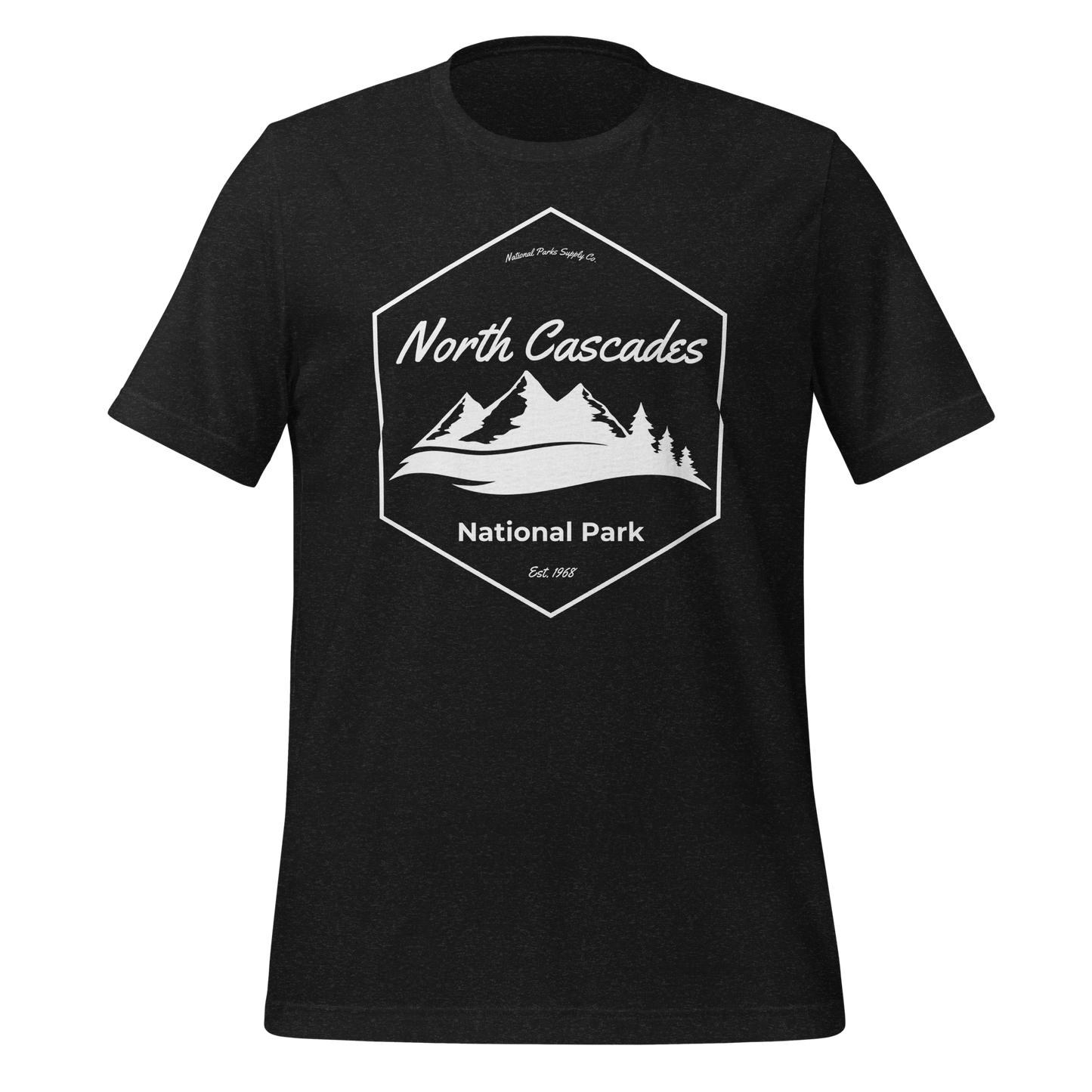 North Cascades National Park Mountain Hex T Shirt