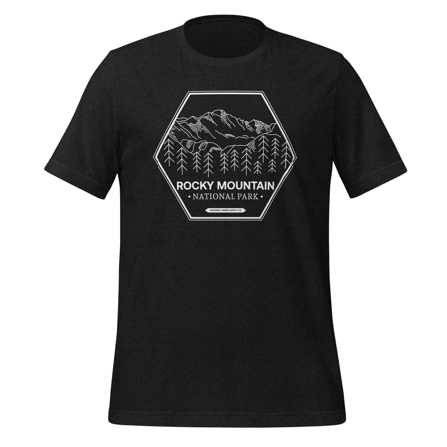 Rocky Mountain National Park Minimalist T Shirt