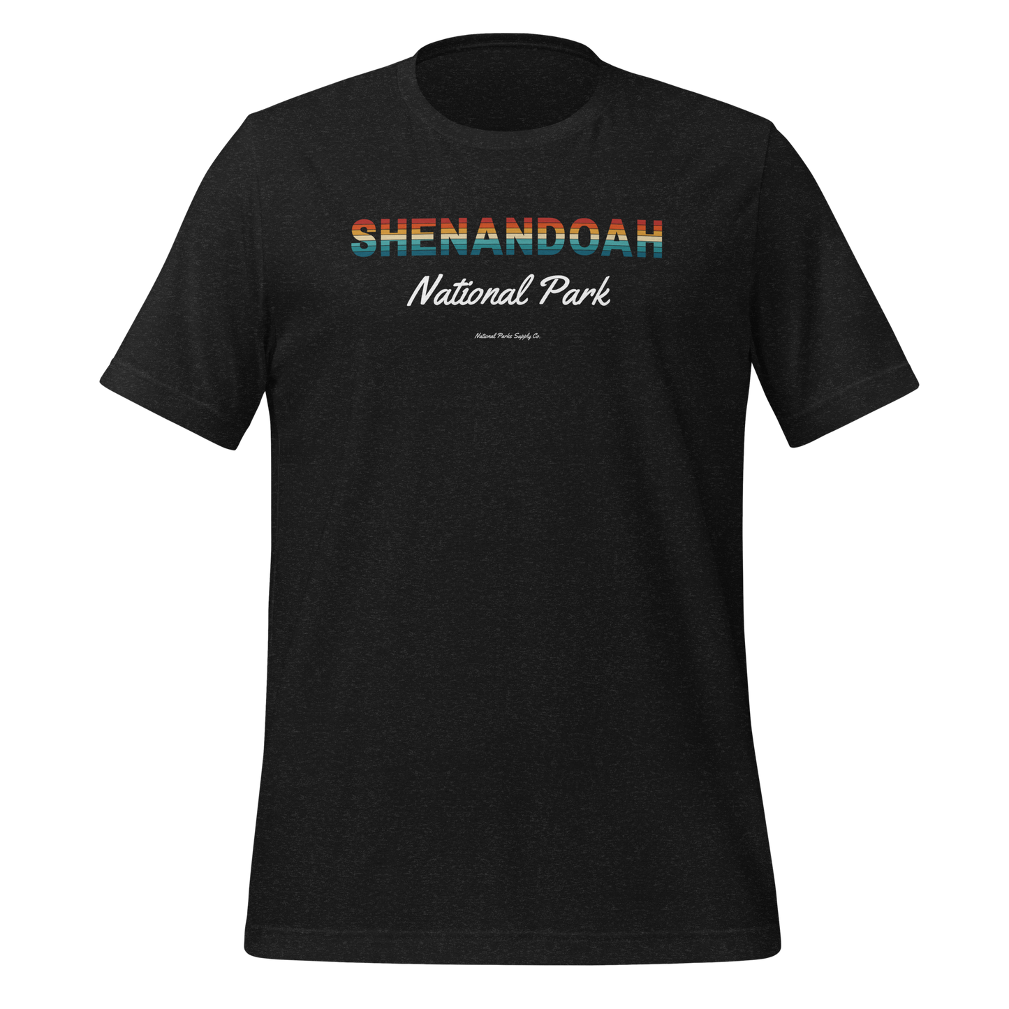 Shenandoah Sunset Font T Shirt