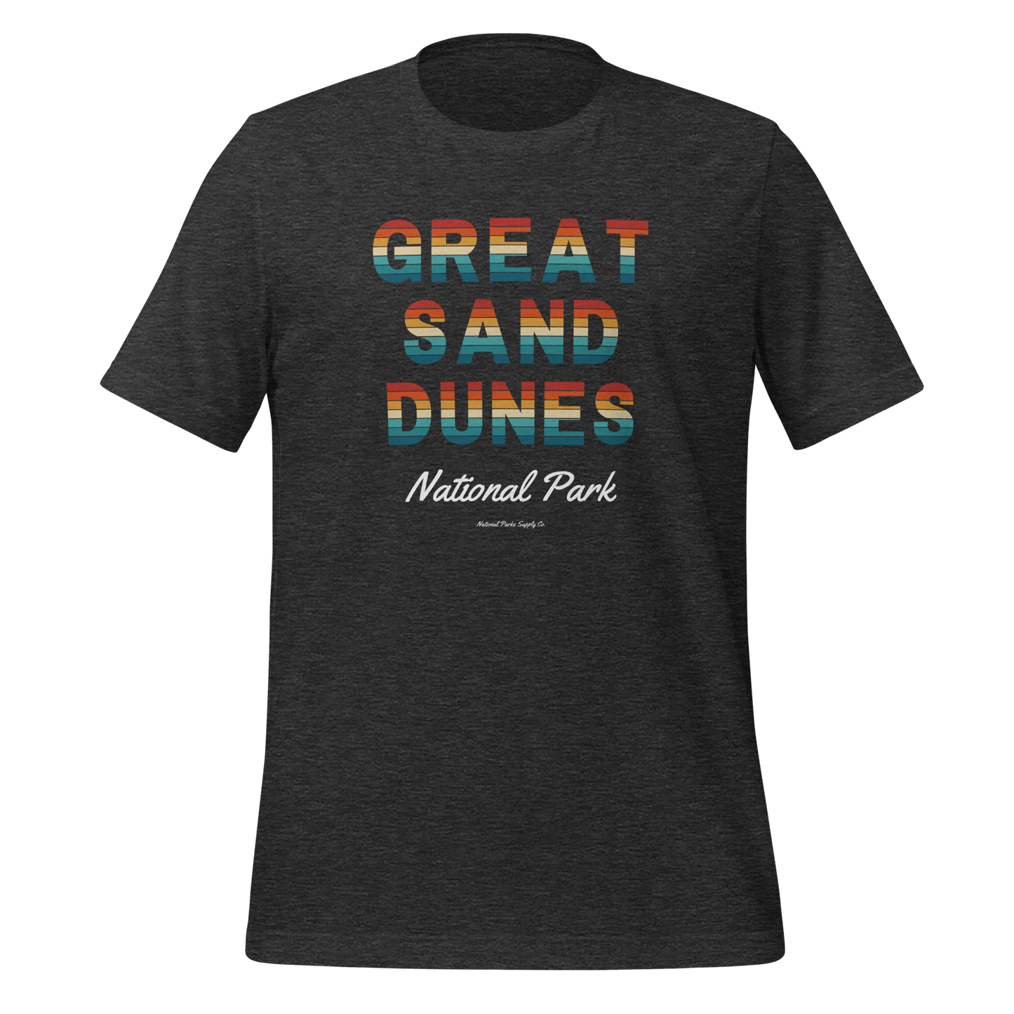 Great Sand Dunes Sunset Letters T Shirt