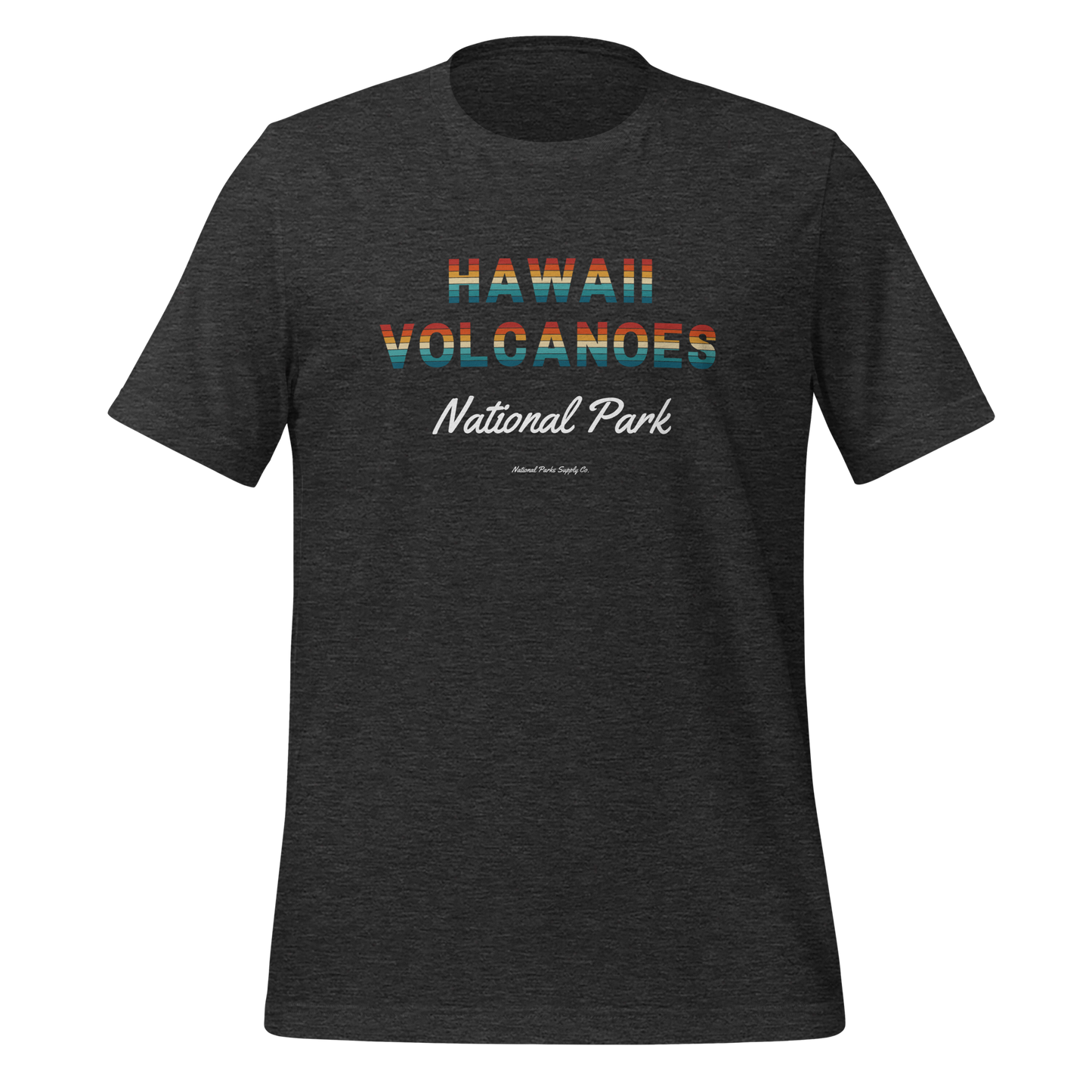 Hawaii Volcanoes Sunset Letters T Shirt