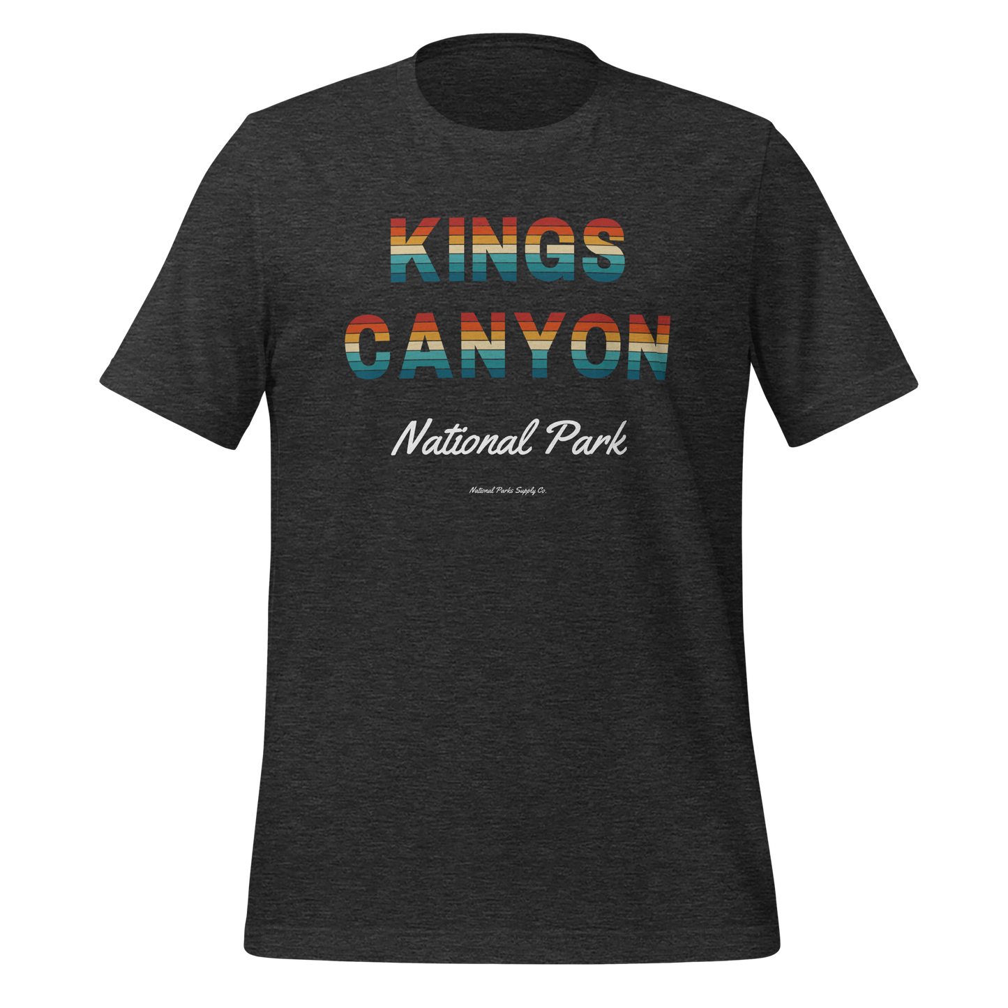 Kings Canyon Sunset Letters T Shirt