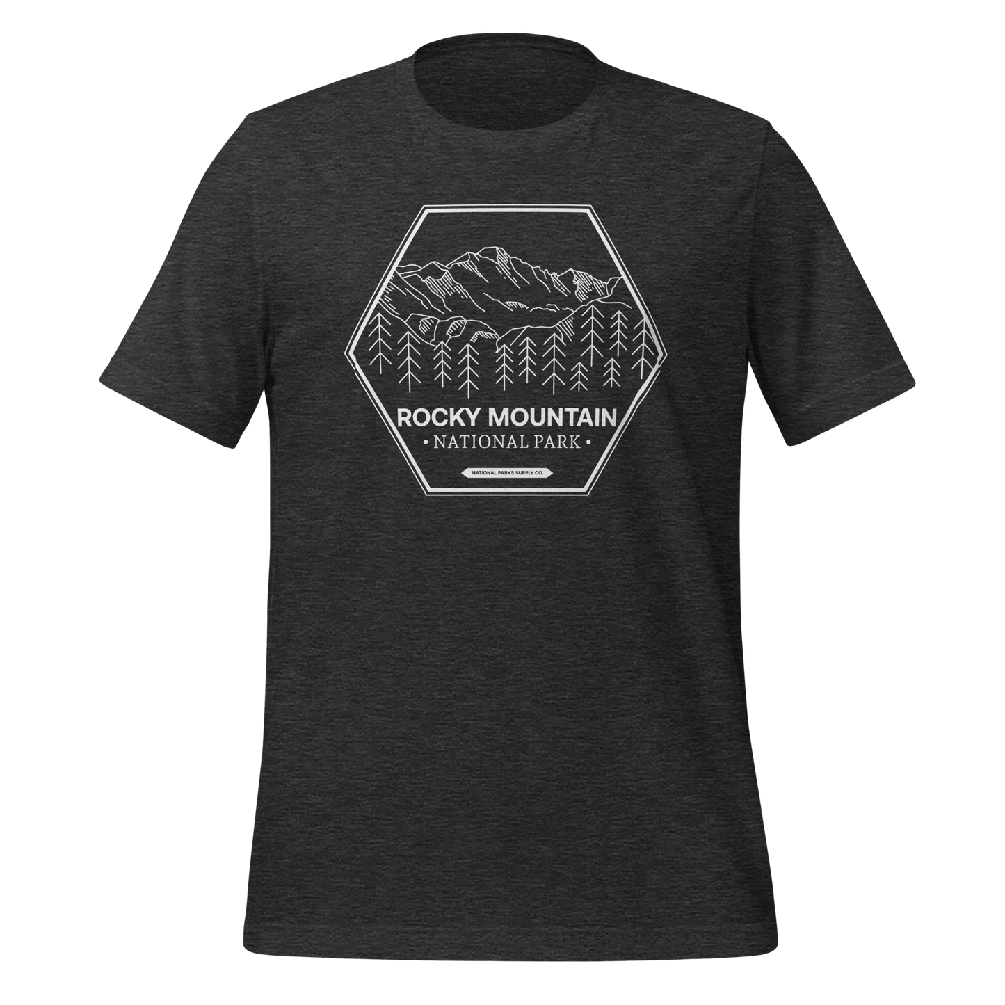 Rocky Mountain National Park Minimalist T Shirt