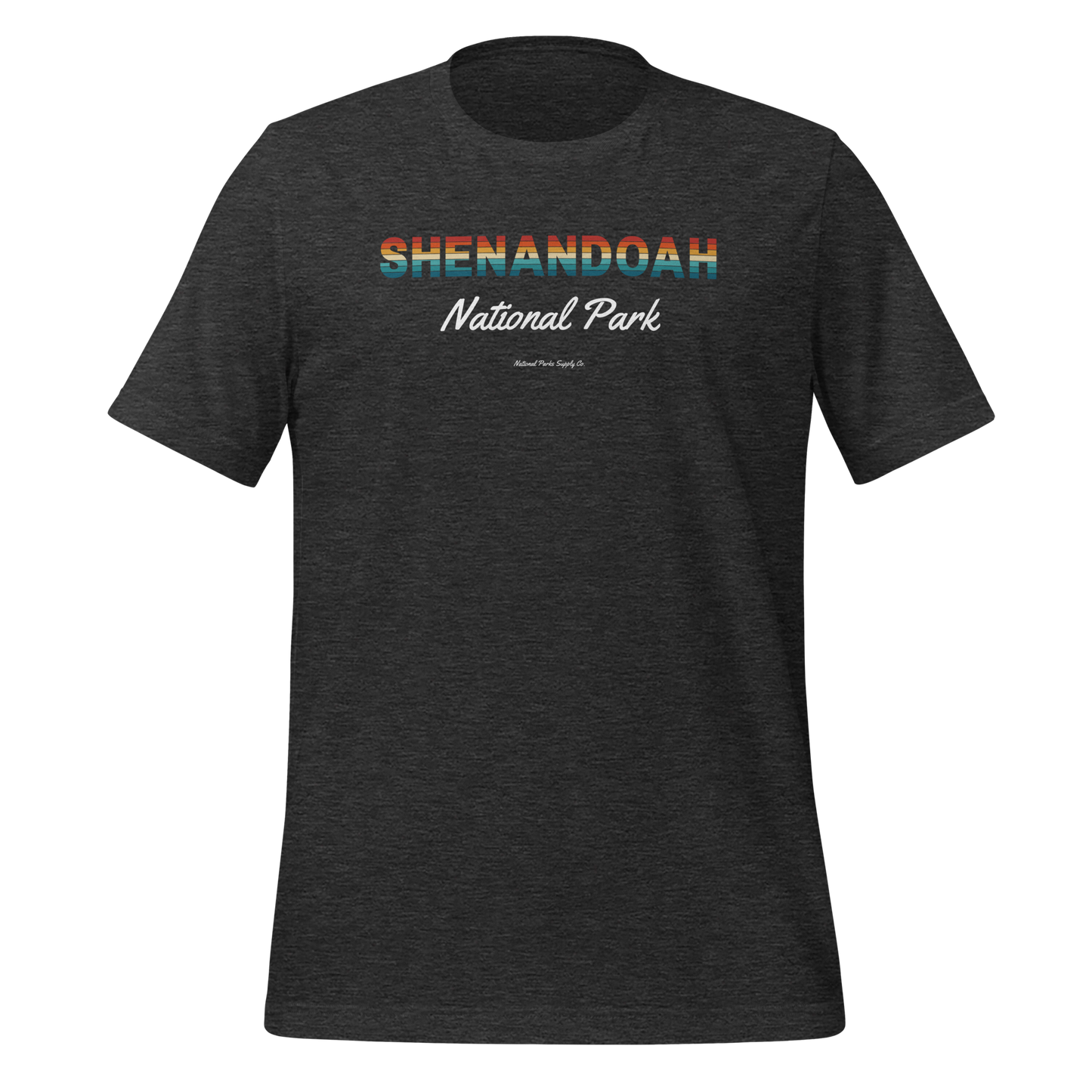 Shenandoah Sunset Font T Shirt