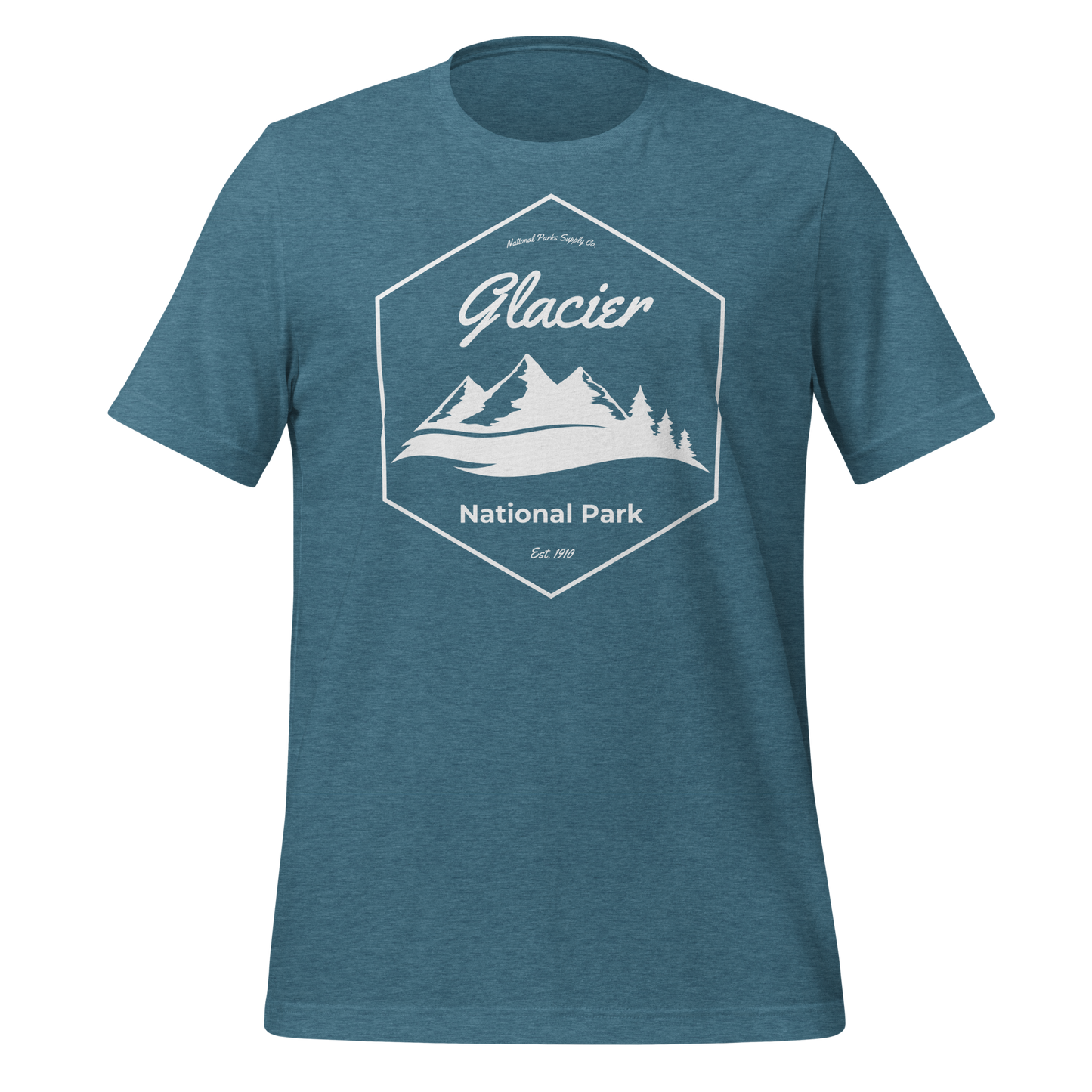 Glacier Mountain Hex T Shirt