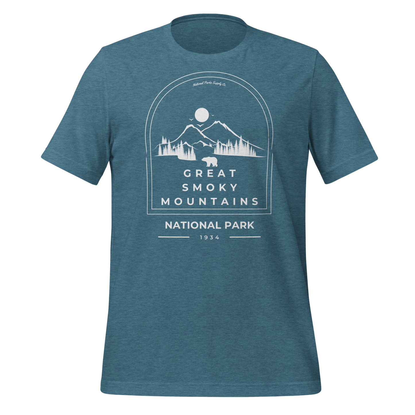 Smoky Mountains Roaming Bear T Shirt