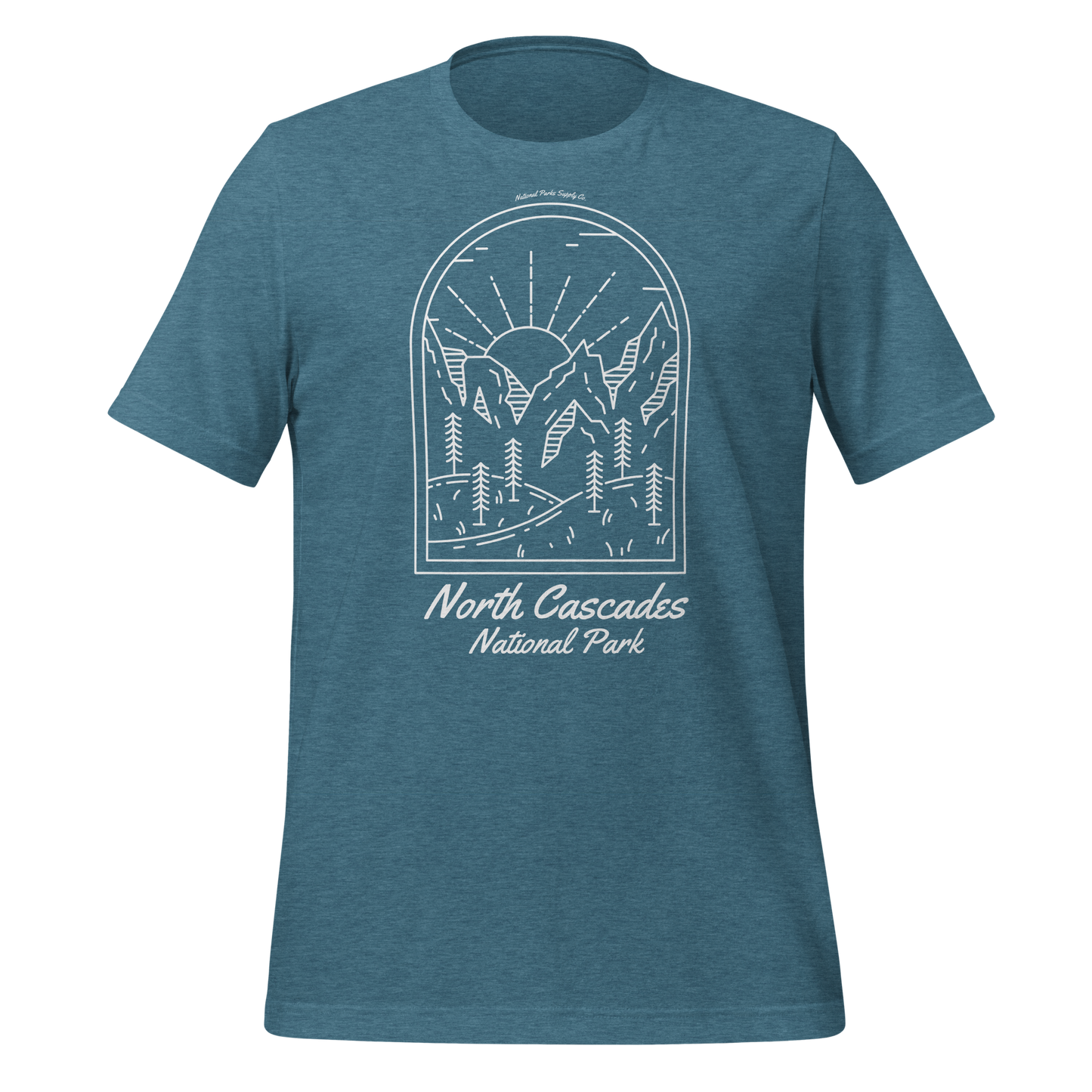 North Cascades National Park Sunrise T Shirt