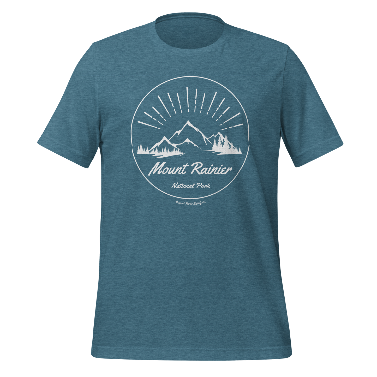 Mount Rainier Mountain Sunrise T Shirt