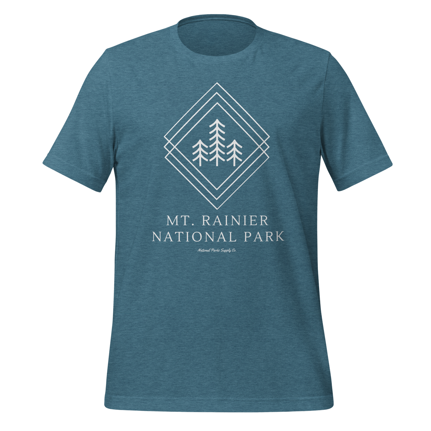 Mount Rainier Trees T Shirt