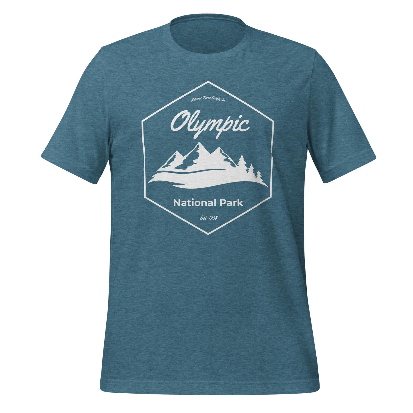 Olympic National Park Mountain Hex T Shirt