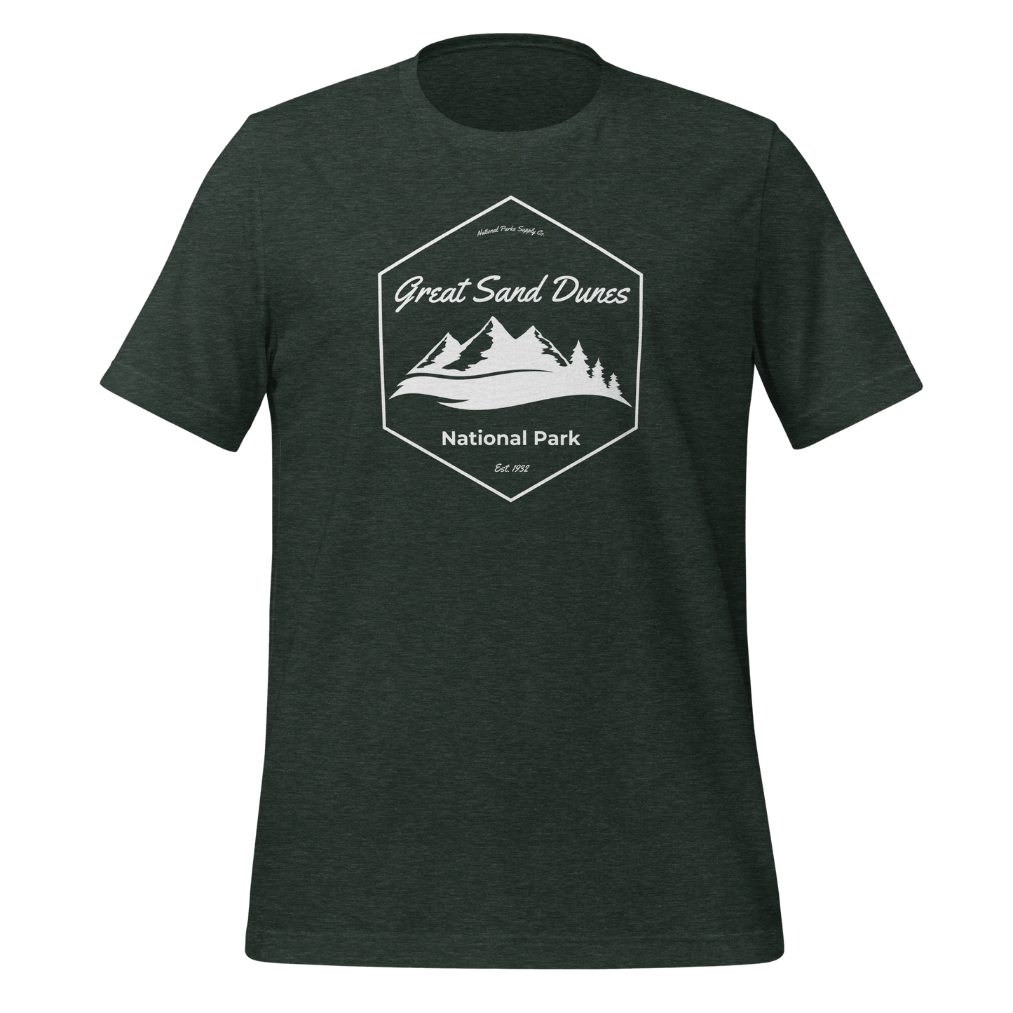 Great Sand Dunes Mountain Hex T Shirt