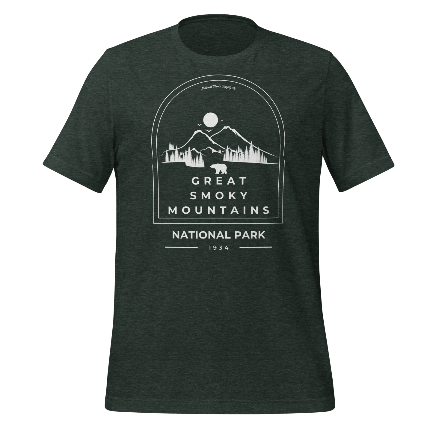 Smoky Mountains Roaming Bear T Shirt
