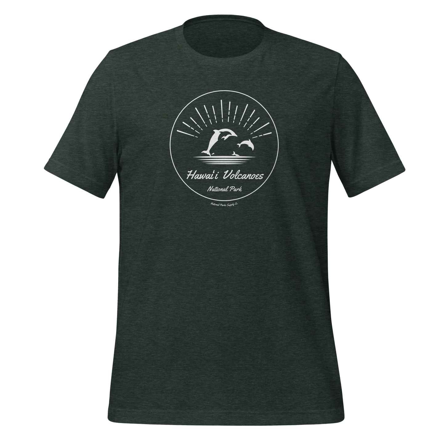 Hawaii Volcanoes Dolphin T Shirt