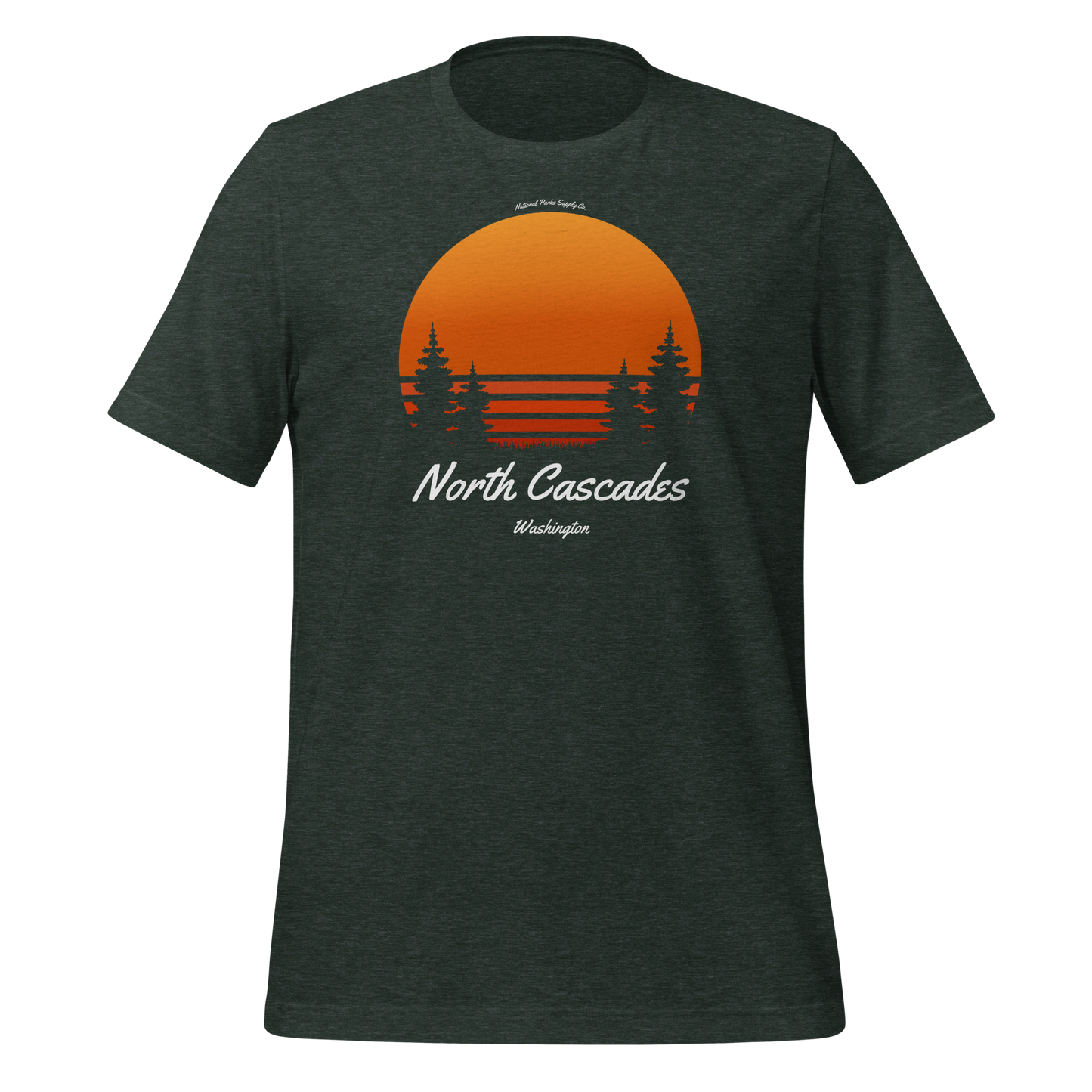 North Cascades Amber Sunset T Shirt