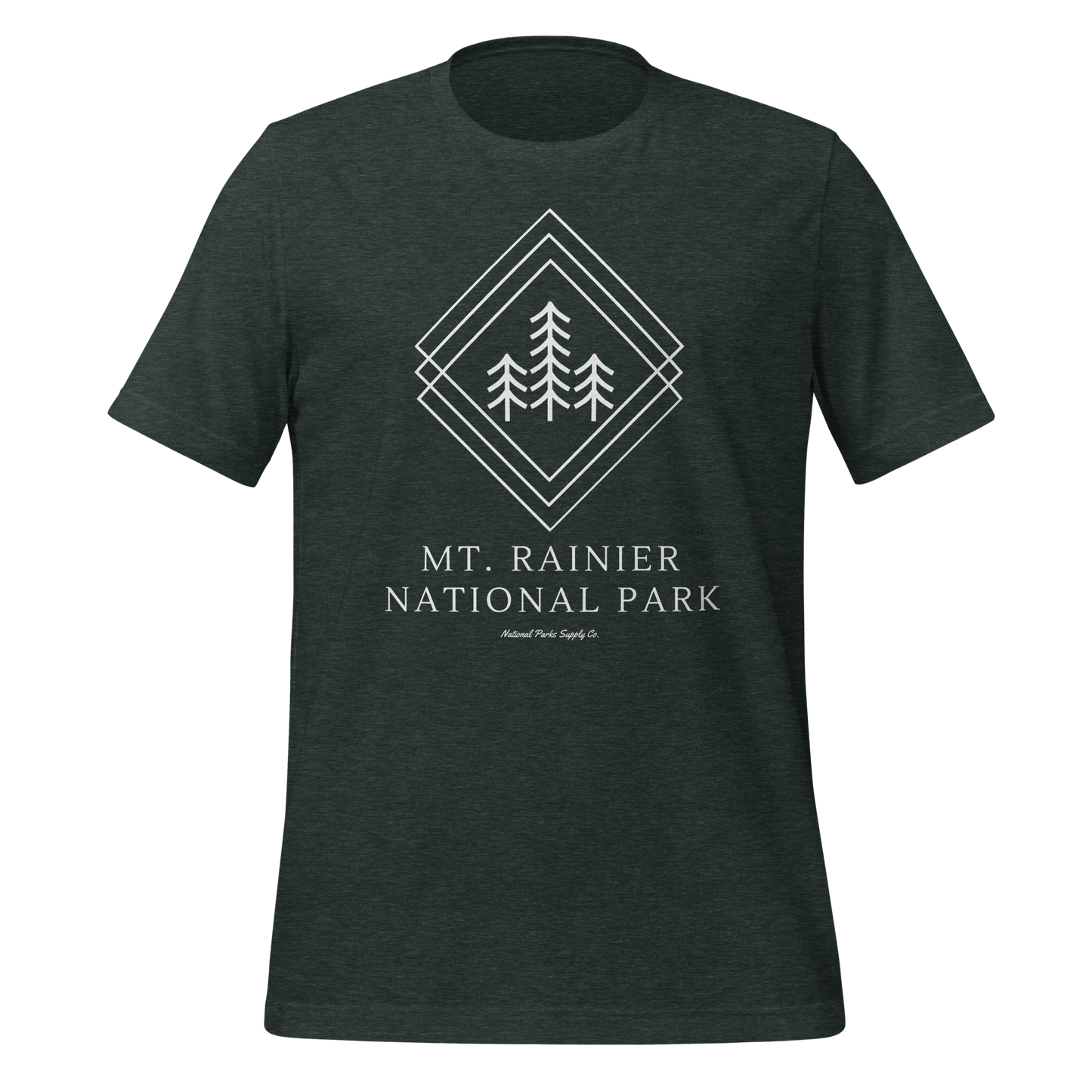 Mount Rainier Trees T Shirt
