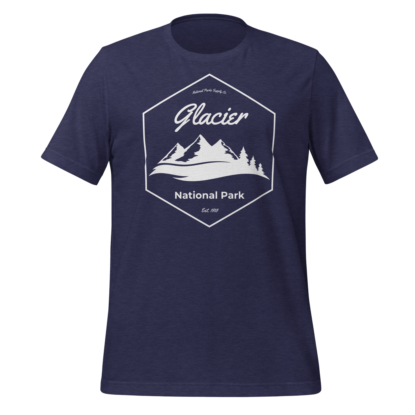 Glacier Mountain Hex T Shirt