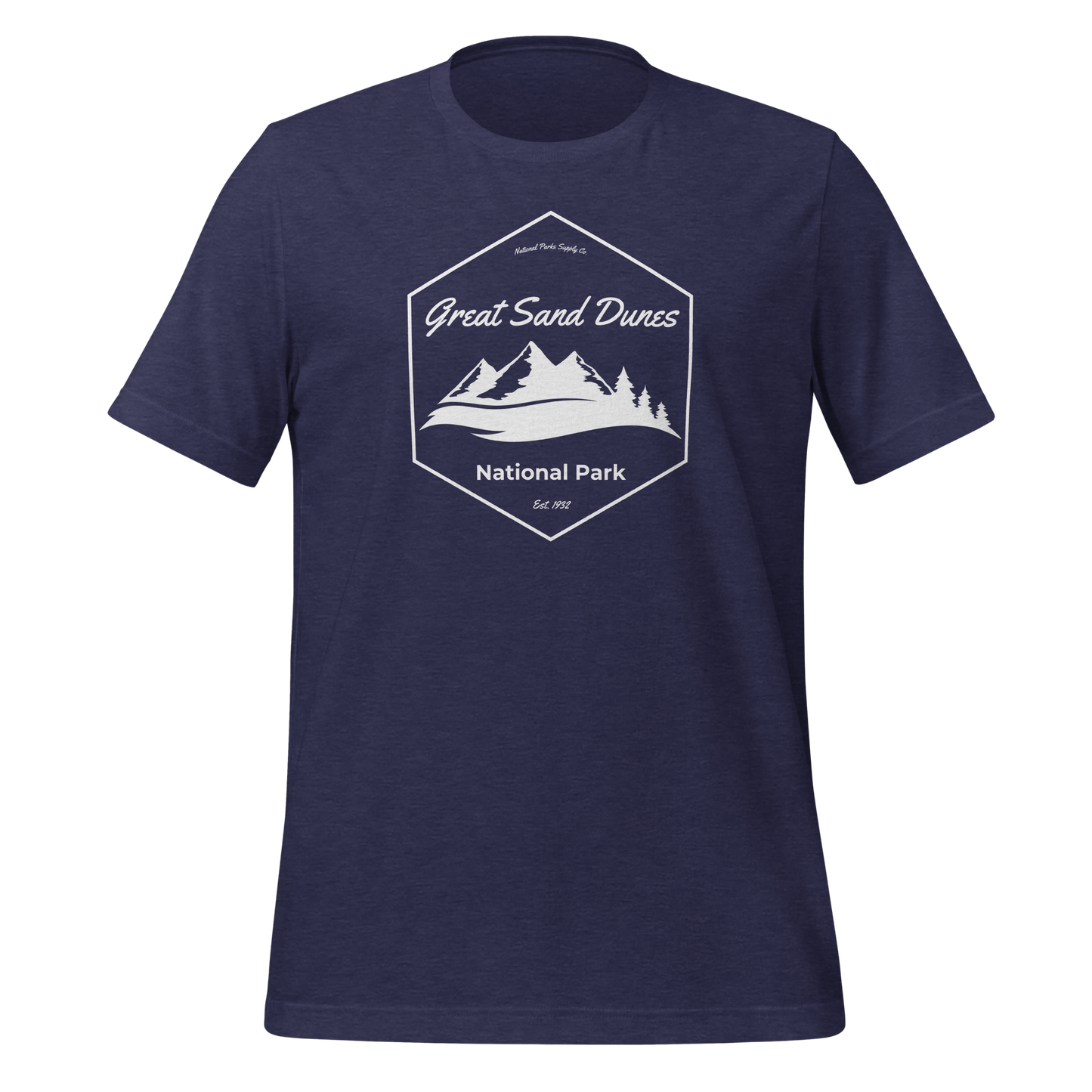 Great Sand Dunes Mountain Hex T Shirt