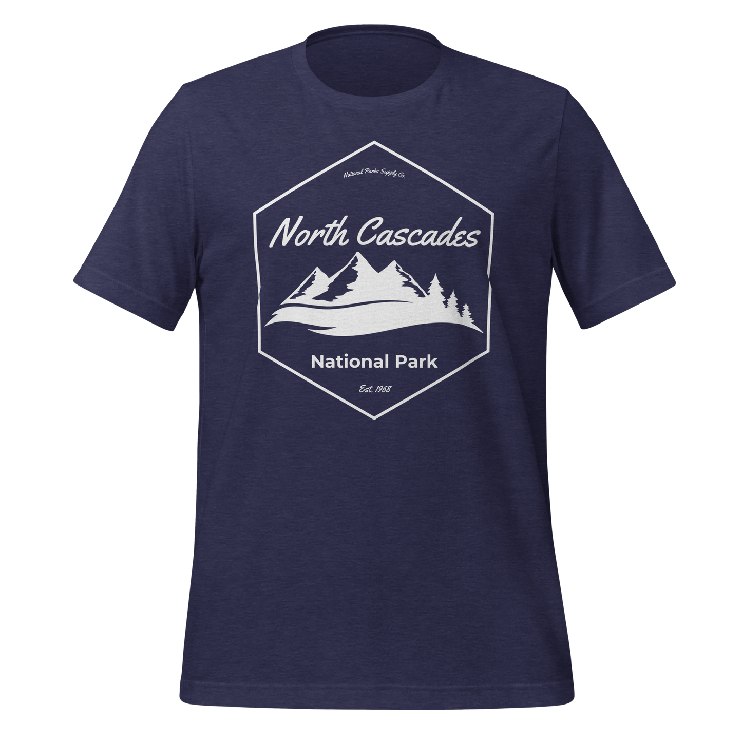 North Cascades National Park Mountain Hex T Shirt