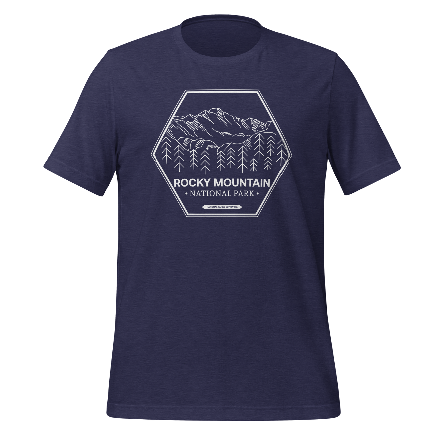 Rocky Mountain National Park Minimalist T Shirt