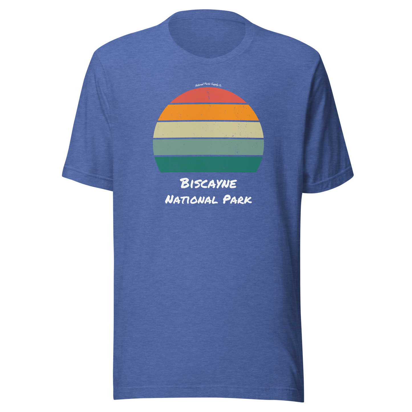 Biscayne Distressed Sunset T Shirt