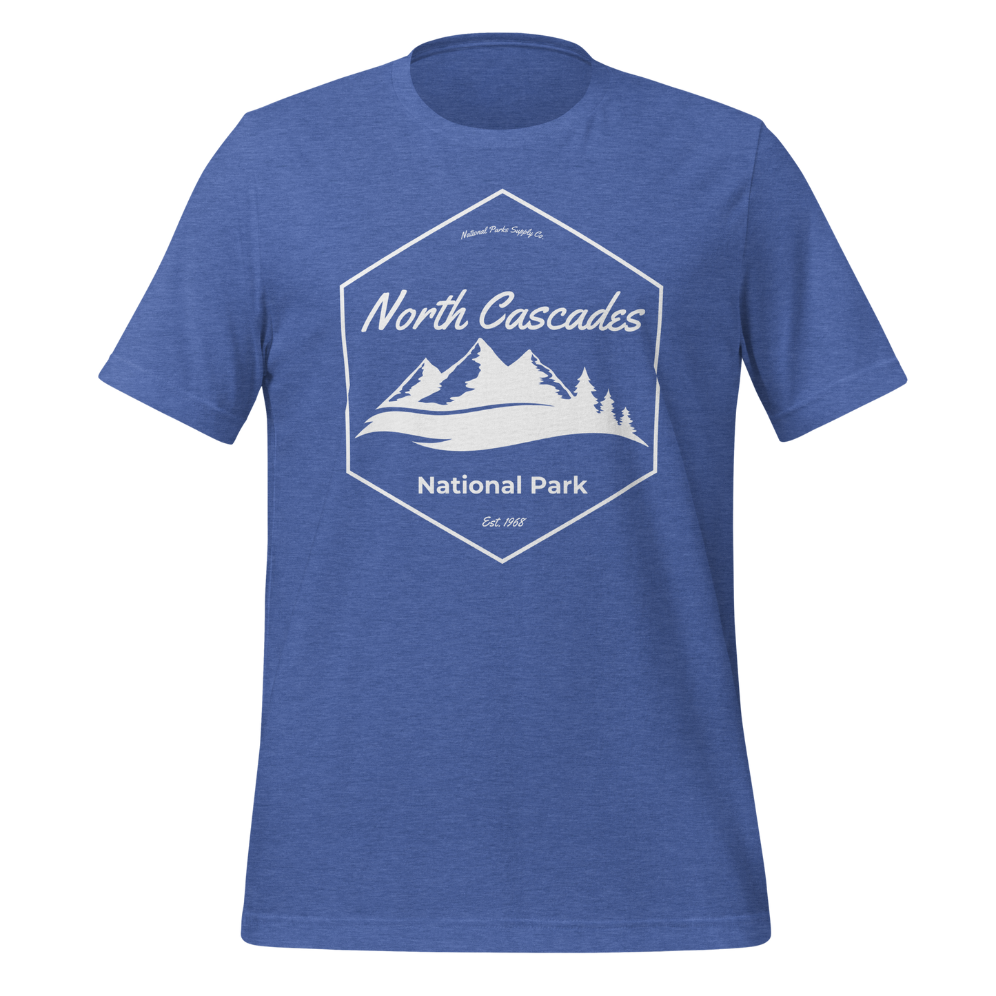 North Cascades National Park Mountain Hex T Shirt