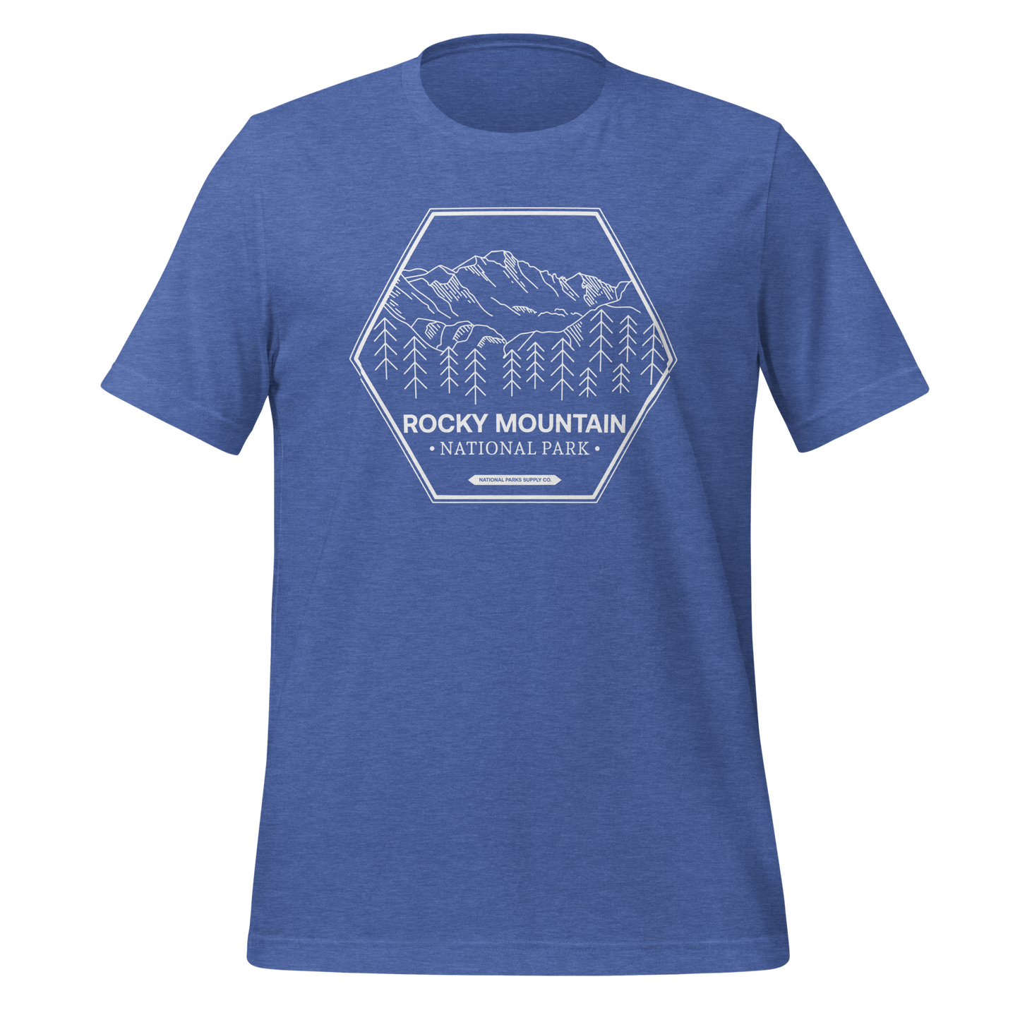Rocky Mountain National Park Minimalist T Shirt