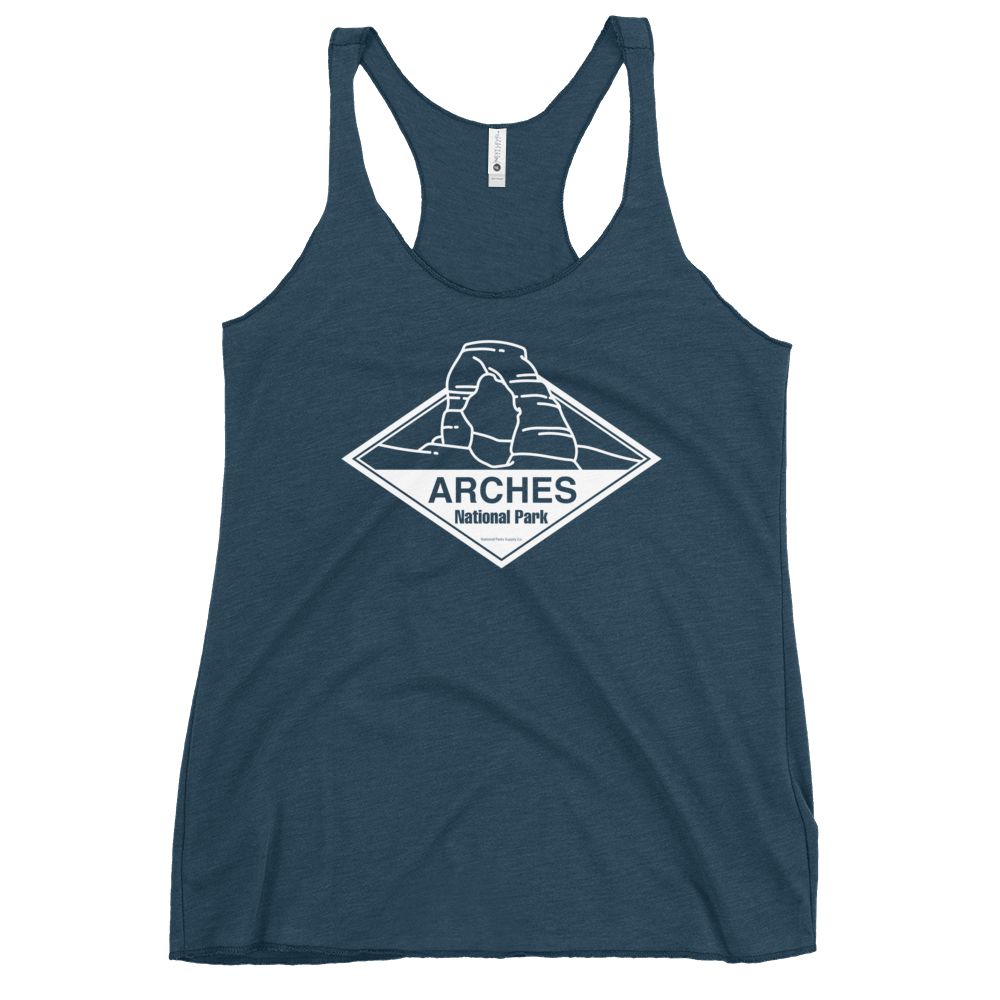 Women’s Arches Simple Delicate Arch Racerback Tank