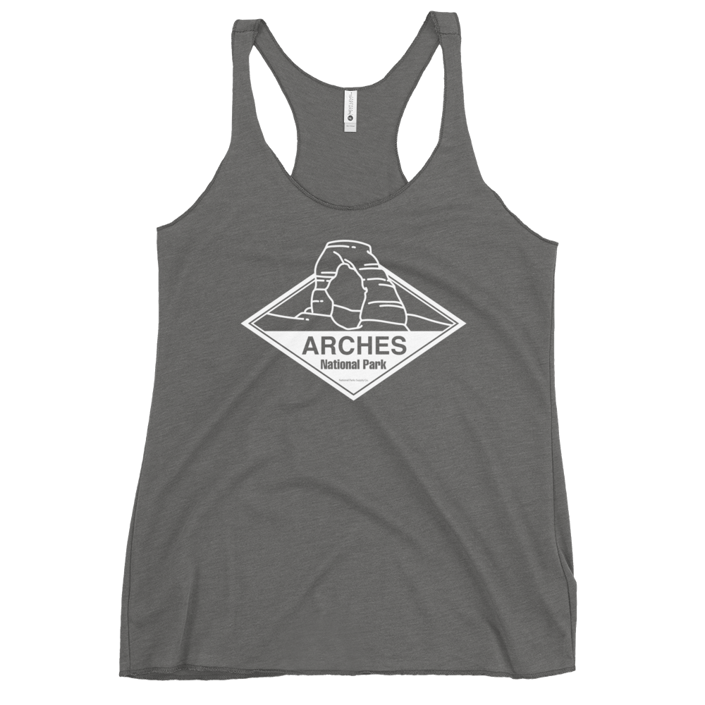Women’s Arches Simple Delicate Arch Racerback Tank