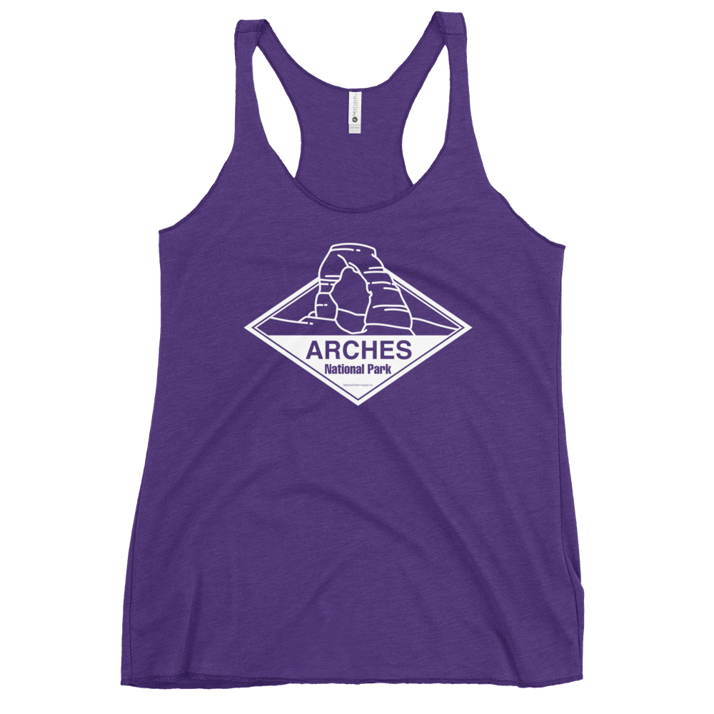 Women’s Arches Simple Delicate Arch Racerback Tank