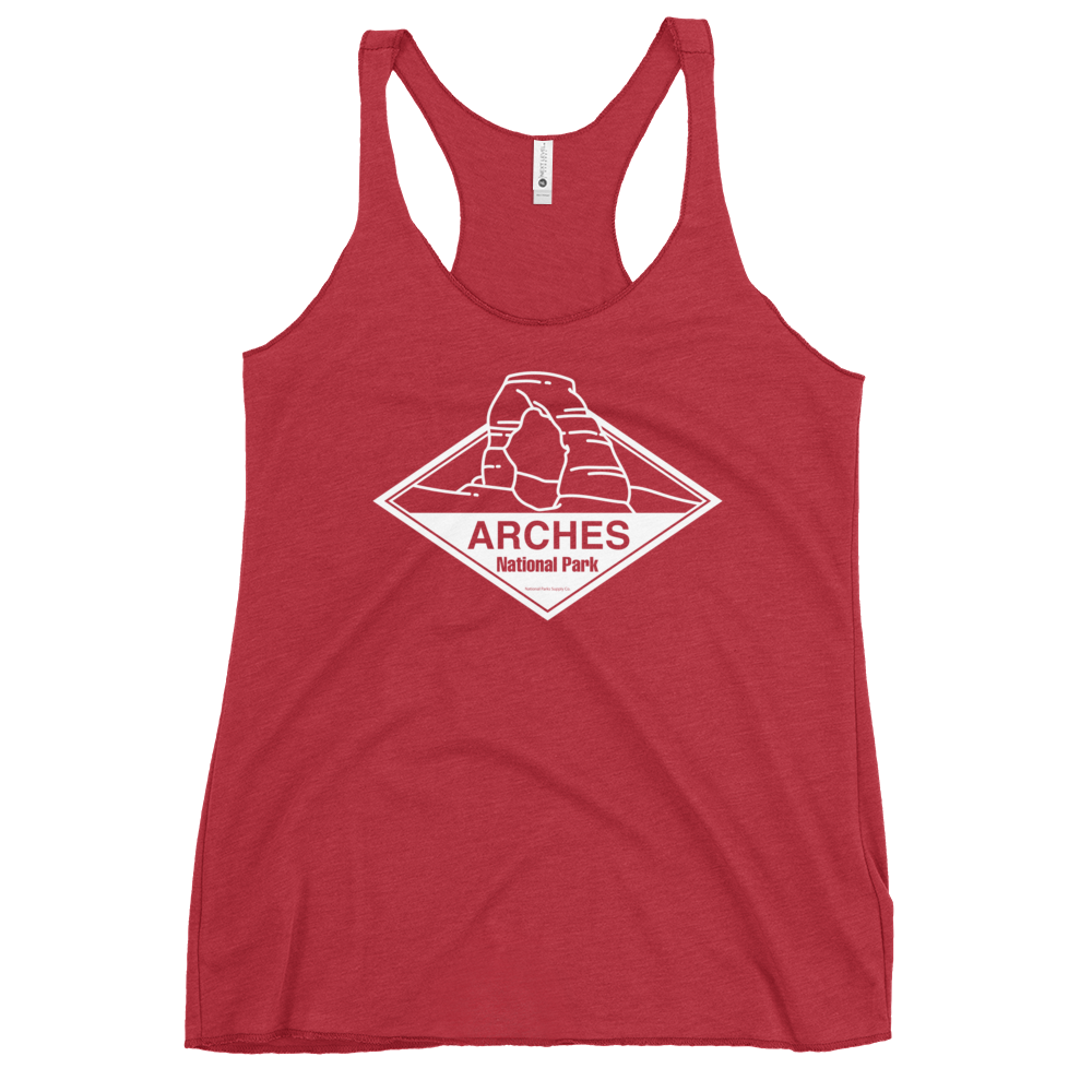 Women’s Arches Simple Delicate Arch Racerback Tank
