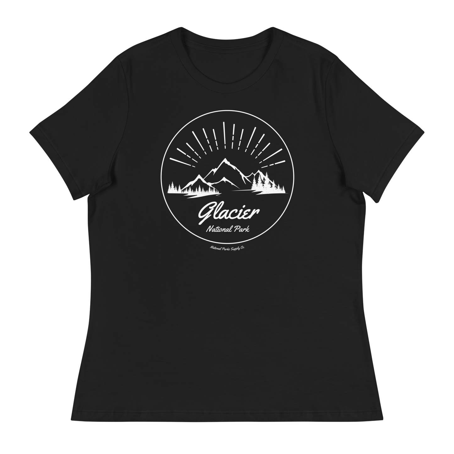 Women’s Glacier National Park Sunrise Relaxed T-Shirt