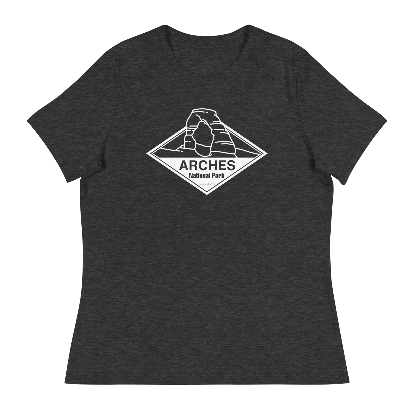 Women’s Arches Simple Delicate Arch Relaxed T-Shirt