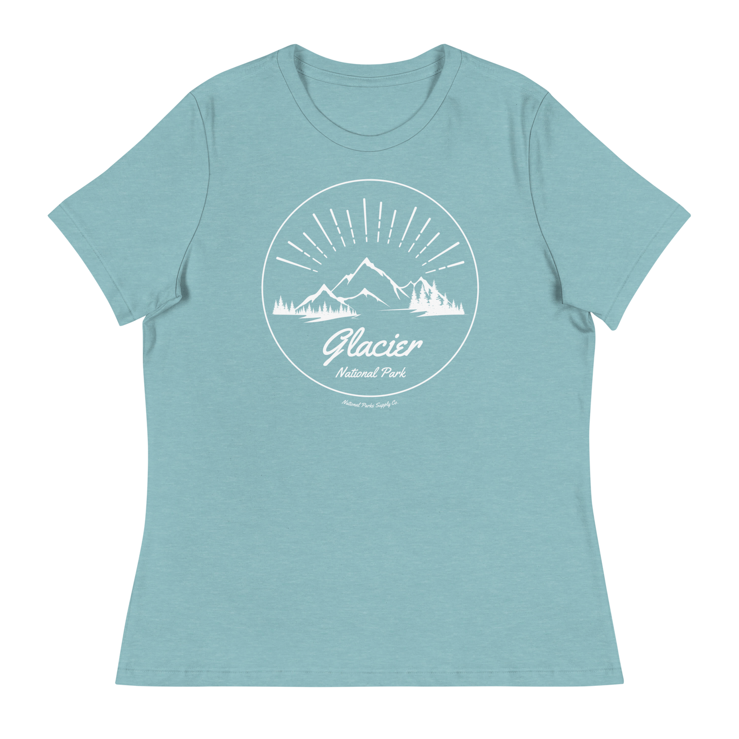Women’s Glacier National Park Sunrise Relaxed T-Shirt