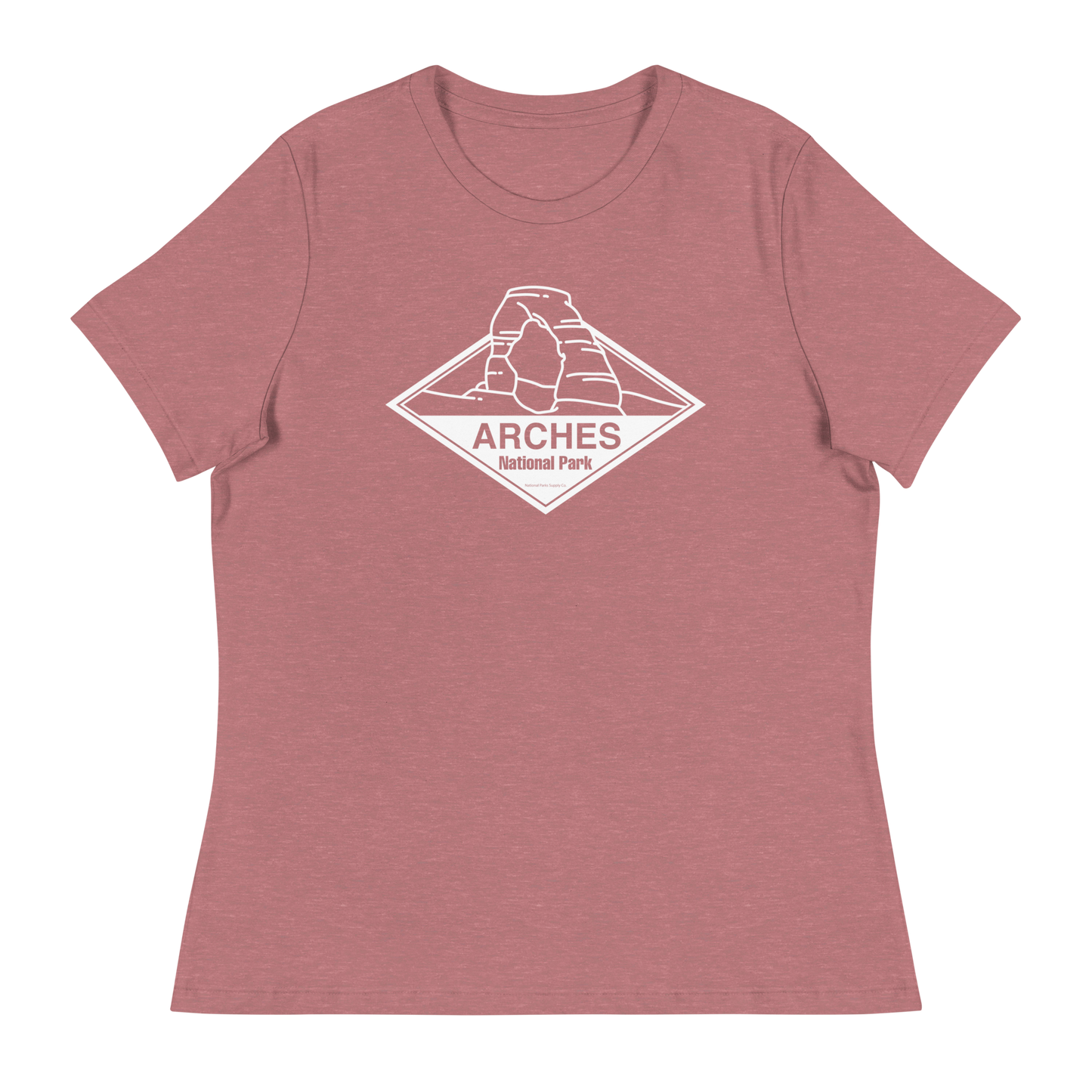 Women’s Arches Simple Delicate Arch Relaxed T-Shirt