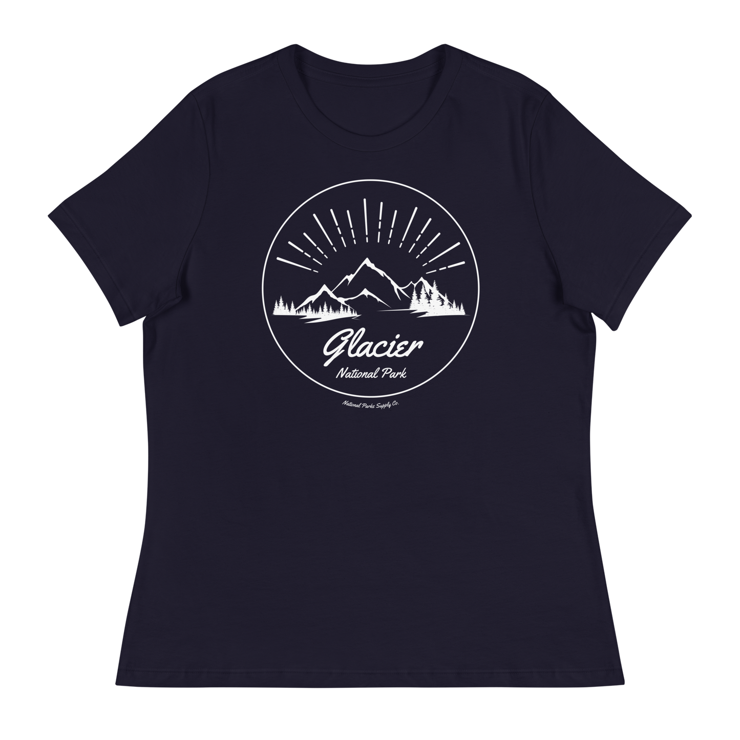 Women’s Glacier National Park Sunrise Relaxed T-Shirt